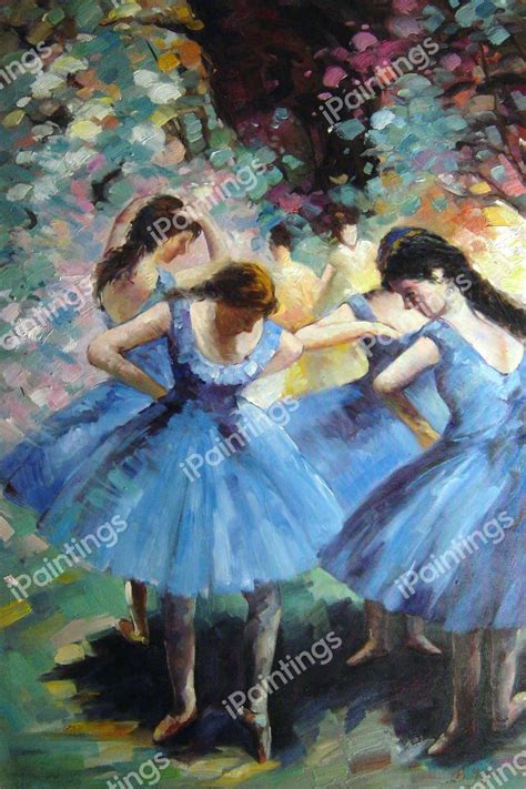 Blue Dancers Painting By Edgar Degas Reproduction