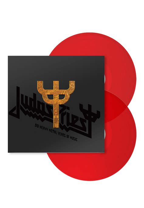Judas Priest Reflections Heavy Metal Years Of Music Ltd Red Colored Vinyl IMPERICON UK