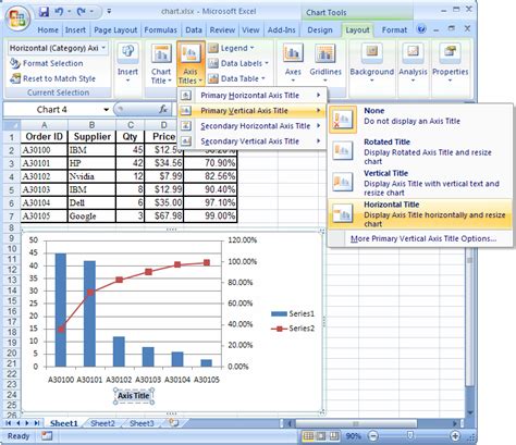 Learn more about adding a horizontal line to an excel chart from the expert community at experts exchange. MS Office Suit Expert : MS Excel 2007: Create a chart with ...