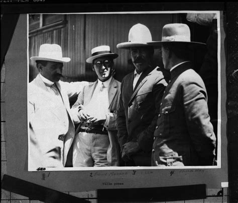 Portrait Of Pancho Villa With A Group Of Men The Portal To Texas