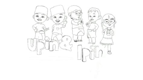 Share the latest line upin & ipin stickers with friends every day. 33+ Viral Sketsa Gambar Upin Dan Ipin Terlengkap | Repptu