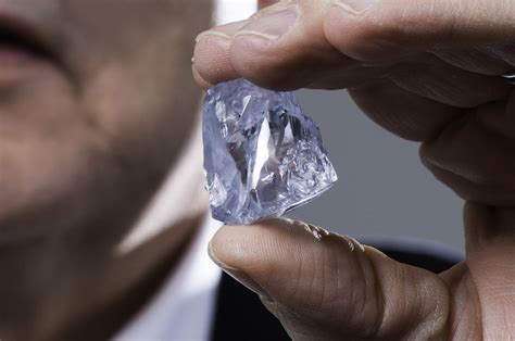Rare Uncut Blue Diamond Found In South Africa