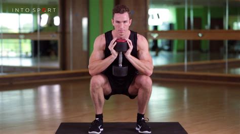 Goblet Squat Fitness Gym Training Youtube