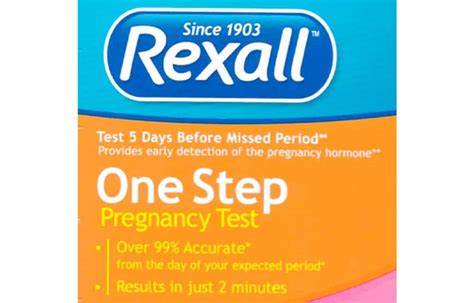 Maybe you would like to learn more about one of these? Rexall Pregnancy Test Calculator - CPG Health- Rexall One Step