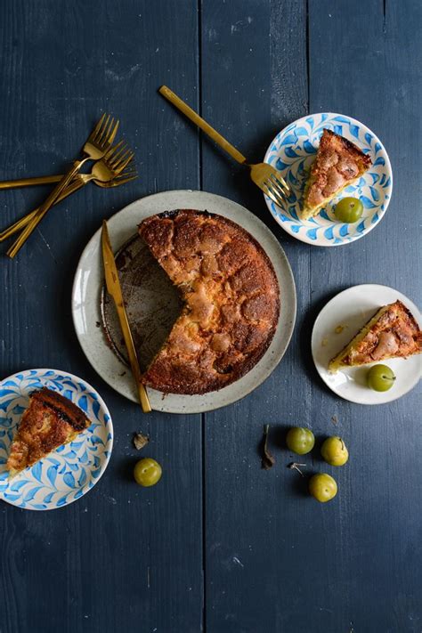 French Yogurt Cake With Greengage Plums For A Late Summer Sunday
