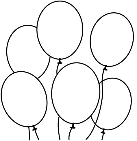 Balloon Black And White Clipart Free Download On Clipartmag