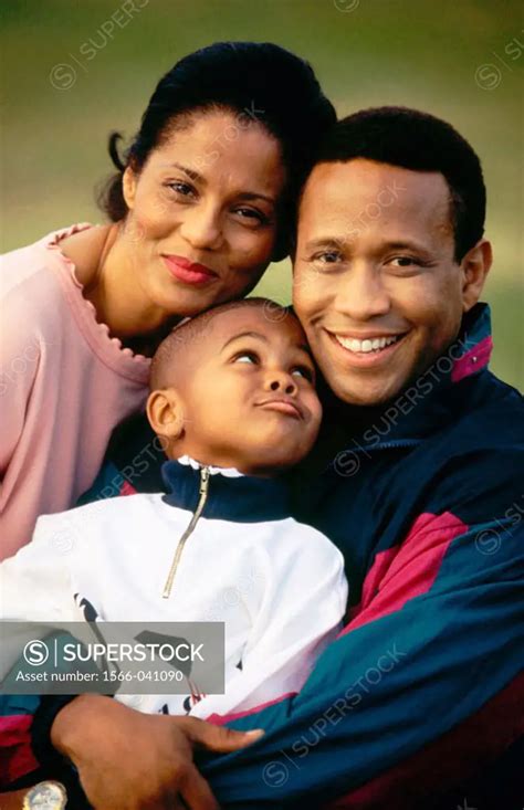 African American Mom Dad And Son Superstock