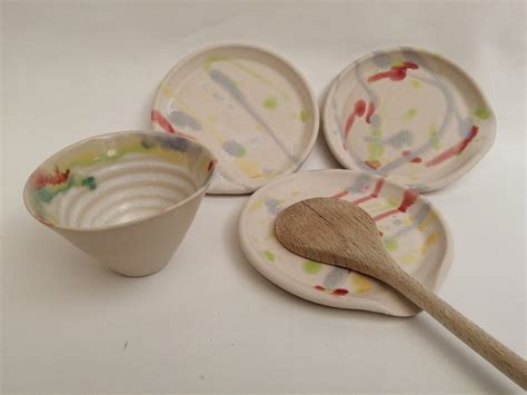 Ceramic Cooking Spoon Rest Etsy