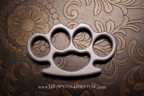 Brass Knuckles Matte Silver Large