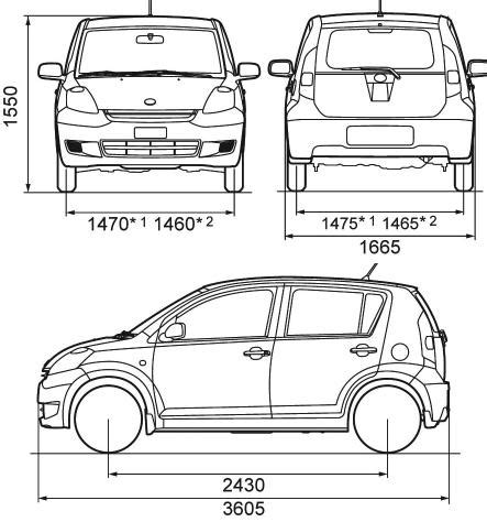 Daihatsu Sirion II Dane Techniczne AutoCentrum Pl