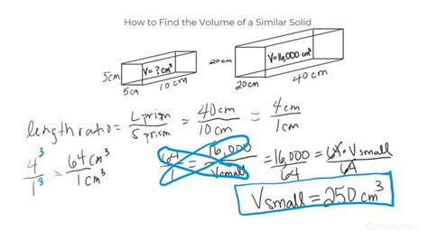 How To Find The Volume Of A Similar Solid Geometry