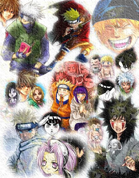 Naruto Collage Konohagakure By Hiddenwithinsands On Deviantart