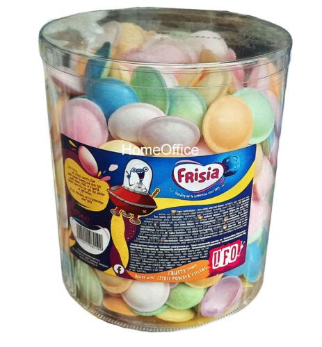 Frisia Sherbet Flying Saucers 375g Approx 300 Per Tub Retro Sweets New Ufos Ebay