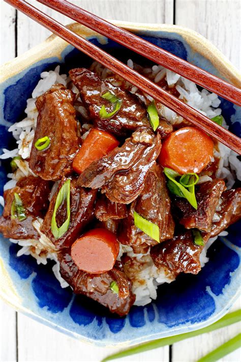 Every time we crave chinese food this is our this super easy slow cooker spicy beef and broccoli recipe is for all my cooks who love a good chinese meal, but can't make one for the life of them. Braised Beef - Filipino/Chinese style | Foxy Folksy