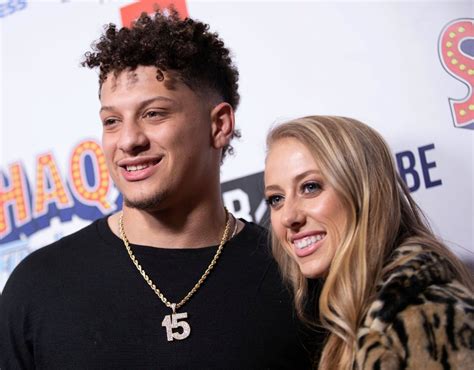 Brittany Matthews Patrick Mahomes Celebrate After Chiefs Win