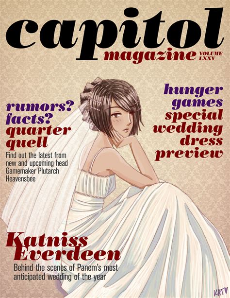 Hunger Games Capitol Magazine Cover By Fortykoubuns On Deviantart