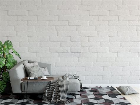 Removable peel and stick wallpaper White brick wall wallpaper | Etsy | White brick walls, Brick ...