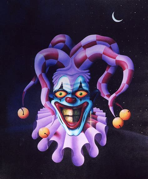 Scary Clown Painting By Neil Garrison