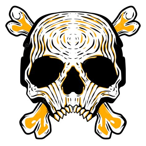 Logo Ilustrasi Maskot Tengkorak Seni Tengkorak Tengkorak Maskot Logo