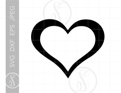 559 Clipart Svg Heart Svgpngeps And Dxf File Include
