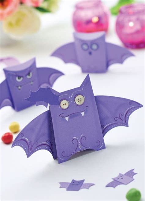 Halloween Trick Or Treat Bat Boxes Free Card Making Downloads