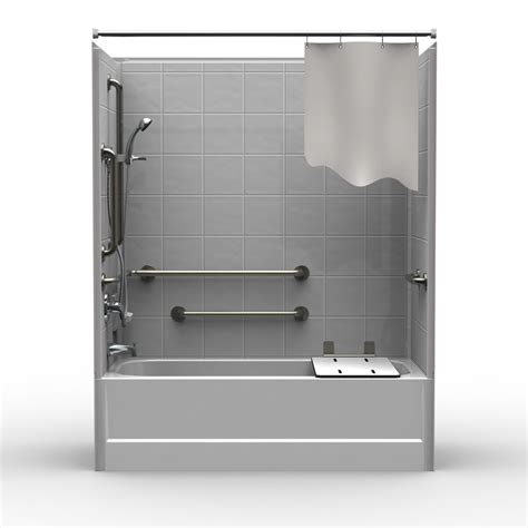 Low Profile Walk In Tub Shower Combination Mini Bathtub And Shower