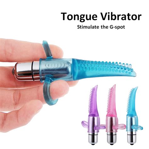 Tongue Vagina Massager G Spot Vibrator Tongue Finger Ring Vibrate Women Sex Toys Ebay