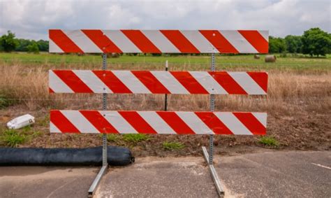 Road Block Sign Free Stock Photo Public Domain Pictures