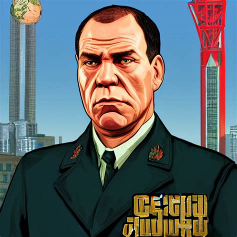 Krea Ai Georgy Zhukov In Gta V Cover Art By Stephen Bliss