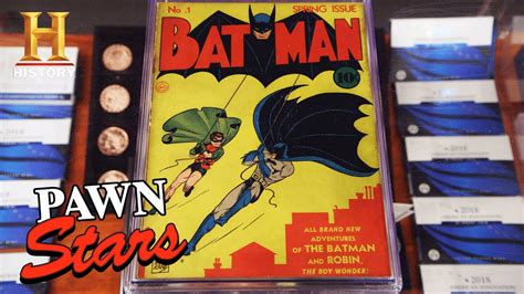 Pawn Stars Insane Money For Rare Batman 1 Comic Season 17 Youtube