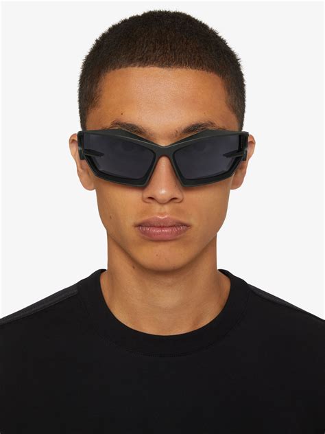 giv cut sunglasses in nylon black givenchy gb