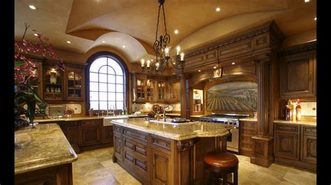 Cocinas rústicas ideas cocinas muebles envejecidos pintura palets carpintería. Interiores de lujo de la casa - YouTube