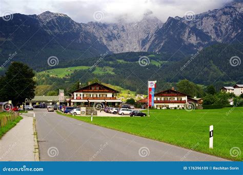 Summer Alpine Landscape Near Ramsau Village In Berchtesgaden Alpine