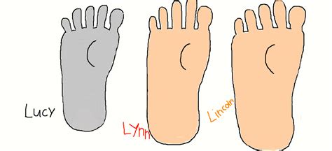 Loud Kids Feet From Smallest To Biggest Part 2 By Samdrawsstuff123 On
