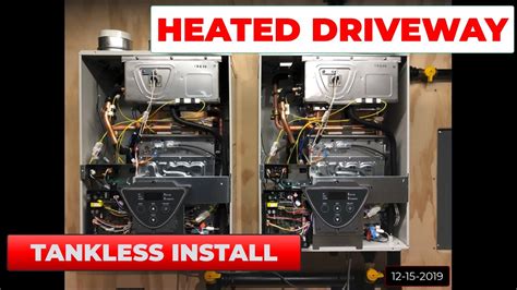 Installing 2 Tankless Water Heaters For My DIY Heated Driveway