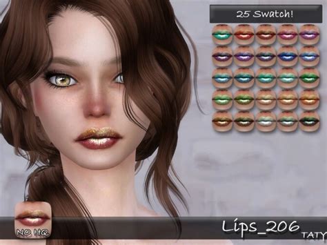 Lips 206 By Tatygagg At Tsr Sims 4 Updates