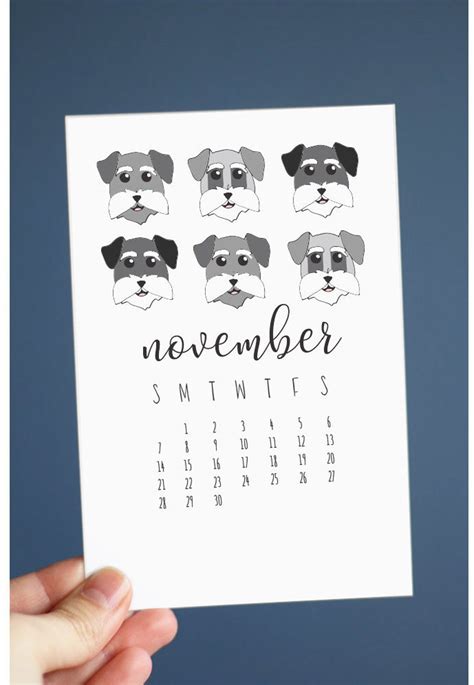 2021 Dog Desk Calendar Calendar With Wood Base Mini Desk Etsy