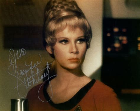 Grace Lee Whitney Signed X Photo Janice Rand Star Trek Tos Rare