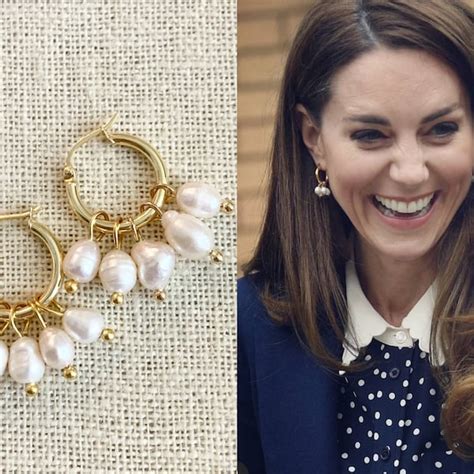Kate Middleton Pearl Cluster Earrings Etsy