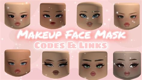 Makeup Face Mask Codes For Bloxburg And Berry Avenue Roblox Youtube