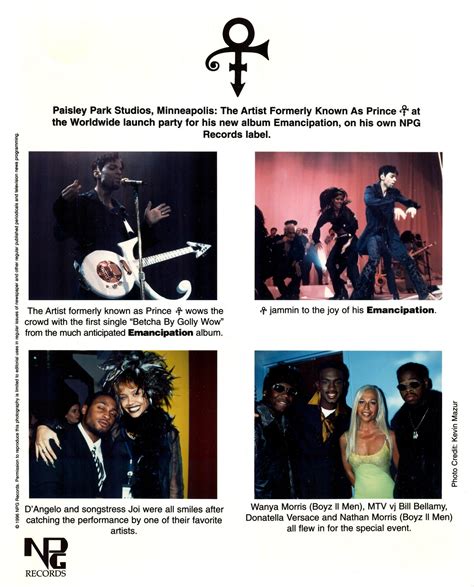 Prince Warner Brothersnpg Press Photos Gold Experience Rave Un2in2