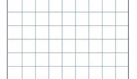 4+ Free Printable 1-Inch Grid Paper in PDF | 1-Inch Graph Paper