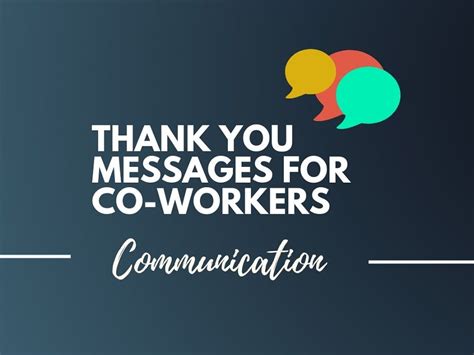 Best Thank You Messages For Co Workers Thebrandboy Thank You