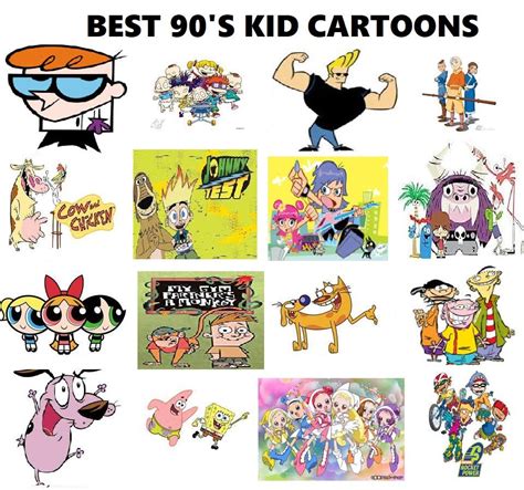 The Best 90s Kid Cartoons Rgenz