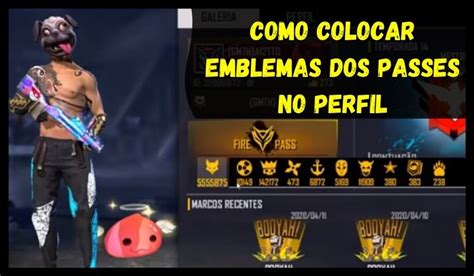 Como Colocar Emblema no Perfil do Free Fire | FreeFireBR