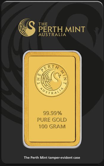 Perth Mint Gold Minted Bar 100g Preorder Bullion Now