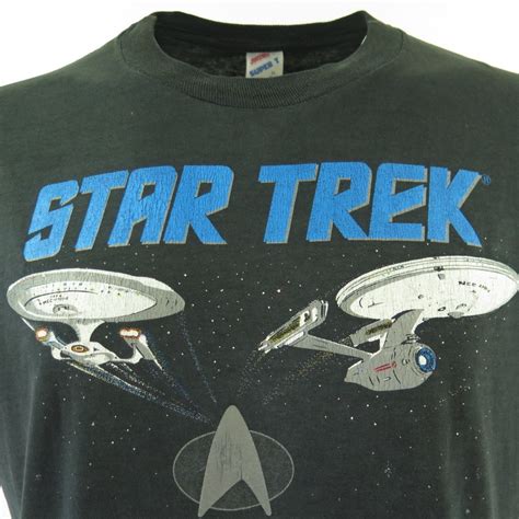 Vintage 90s Star Trek T Shirt Xl 25 Years Tv Show 5050 Enterprise 1991