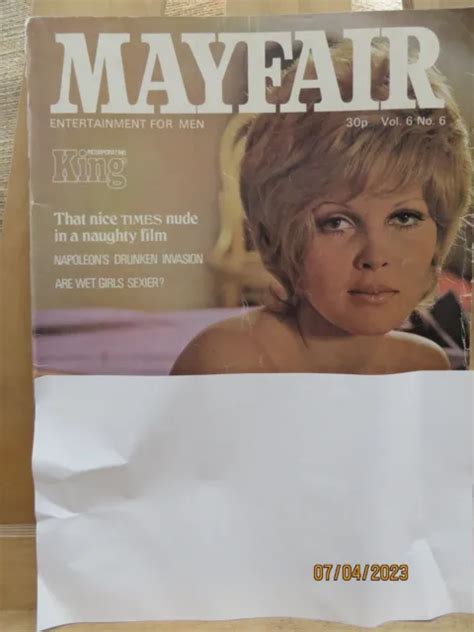 Vintage Mayfair Men S Magazine Vol No June Picclick