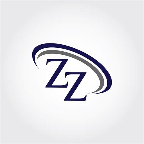Monogram Zz Logo Design By Vectorseller Thehungryjpeg