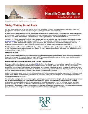 Each health insurance policy is different, so be sure to check the terms in your contract. Printable 30 day waiting period for health insurance - Edit, Fill Out & Download Resume Samples ...